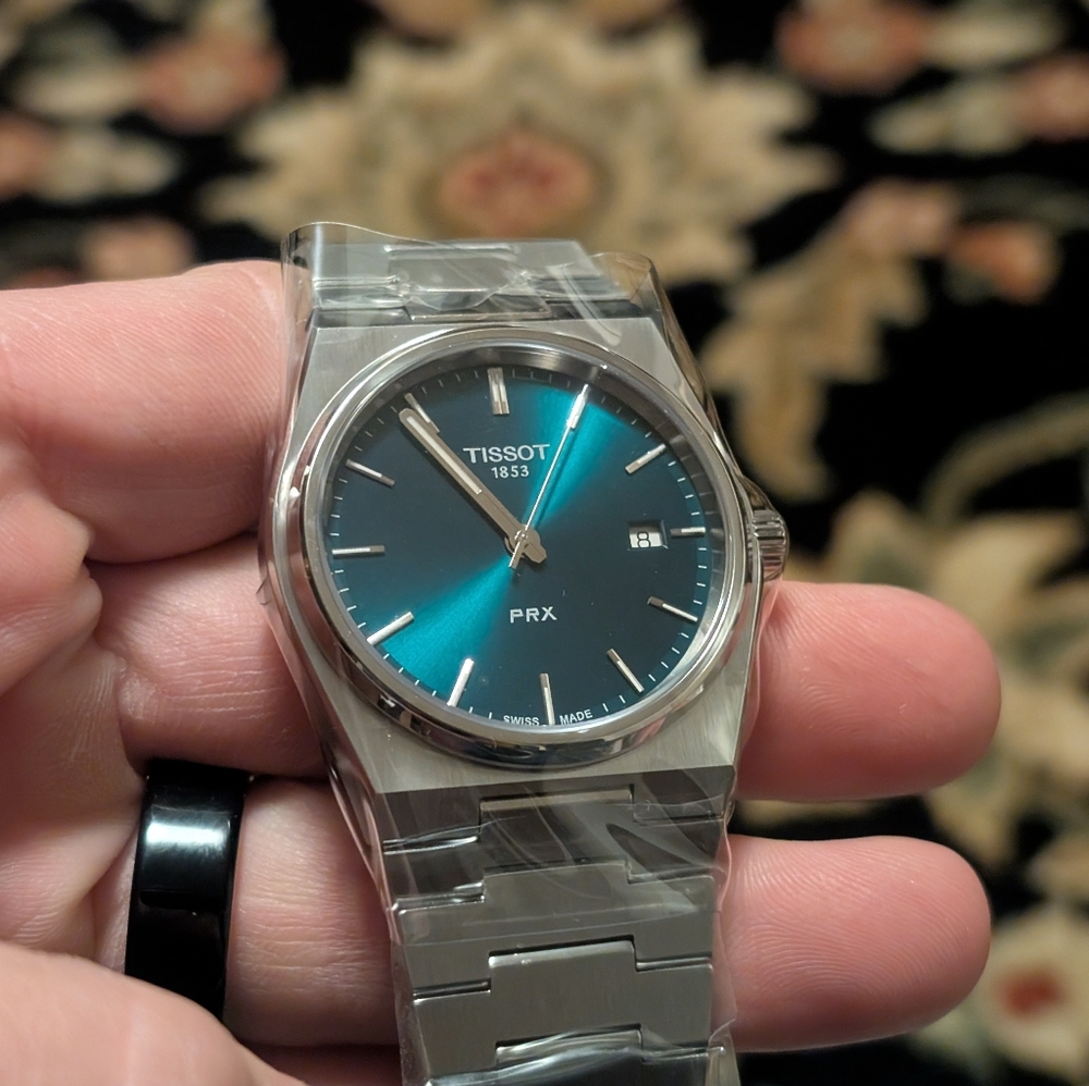 Tissot PRX quartz Emerald